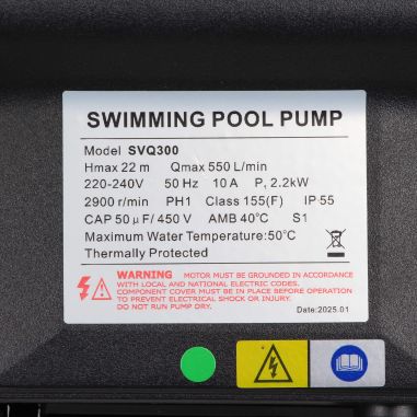 Pompe de filtration LX Whirlpool SVQ300 - 2,2 kW - 33 m³/h