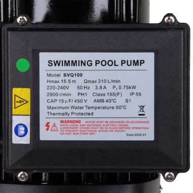 Pompe de filtration LX Whirlpool SVQ100 - 0,75 kW - 18,6 m³/h