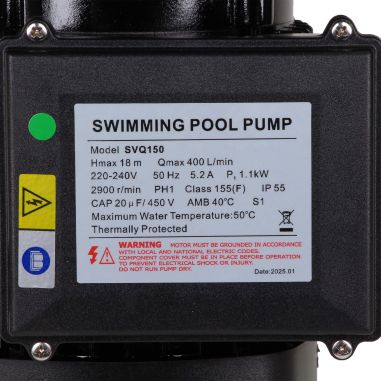 Pompe de filtration LX Whirlpool SVQ150 - 1,1 kW - 24 m³/h