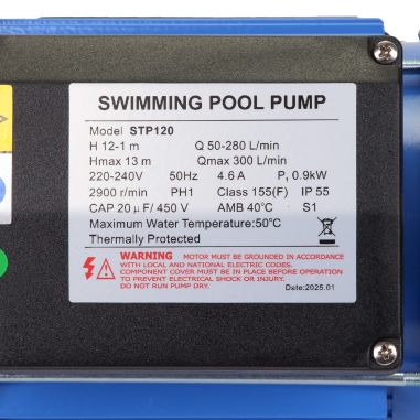 Pompe de filtration LX Whirlpool STP120 - 0,9 kW - 18 m³/h