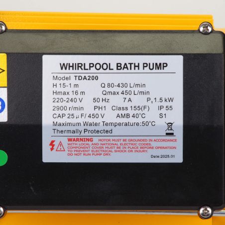 Pompe de filtration LX Whirlpool TDA200 - 1,5 kW - 27 m³/h