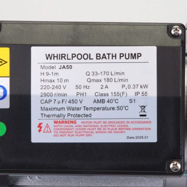 Pompe de filtration LX Whirlpool JA50 - 0,37 kW - 10,8 m³/h