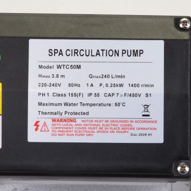 Pompe de filtration LX Whirlpool WTC50M - 0,25 kW - 14.4 m³/h