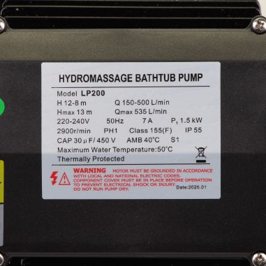 Pompe de filtration LX Whirlpool LP200 - 1,5 kW - 32,1 m³/h