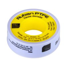 Ruban d'étanchéité / Téflon PTFE - Largeur 12 mm - Ep. 0.1 mm