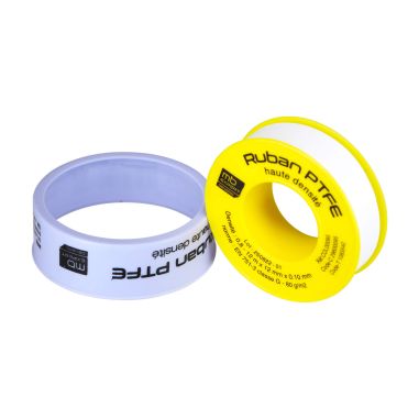 Ruban d'étanchéité / Téflon PTFE - Largeur 12 mm - Ep. 0.1 mm