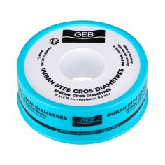 Ruban d'étanchéité / Téflon PTFE - Largeur 19 mm - Ep. 0.2 mm