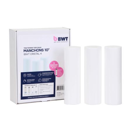 Manchon BWT® - Permo Cristal 4 Cartouche filtre P0003354 (lot de 3)