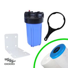 Kit Carter porte filtre complet FHPP-10BB Big Blue 10'' entrée/sortie 1'' femelle - Crystal Filter®