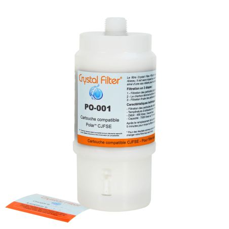 Filtre PO-001 compatible CJFSE pour filtre sous évier Polar™ FSE / FSE2 - Crystal Filter®