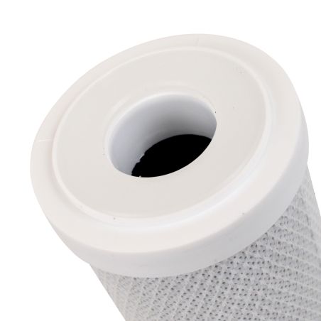 Cartouche CBS-05-20-AW Super Premium charbon actif bloc lavé à l'acide standard 20'' - 5 microns - Crystal Filter®S