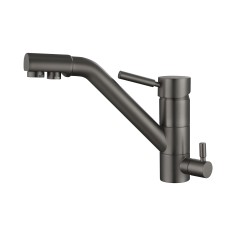 Robinet mitigeur 3 voies - Samoa - Gris Mat - Waterconcept - 007866