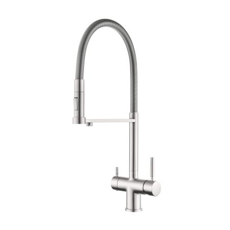 Robinet 3 voies"Redwood" Nickel Brossé