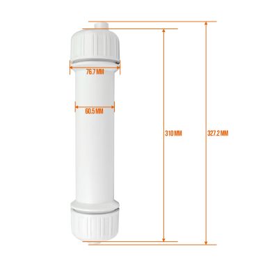 Porte Membrane 12'' pour Membrane UF pour système ultrafiltration compact