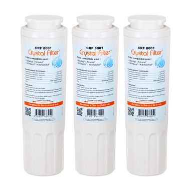 Filtre Crystal Filter® UKF8001 CRF8001 compatible Maytag (lot de 3)
