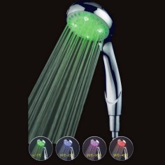 Pomme de douche lumineuse économique à led 2
