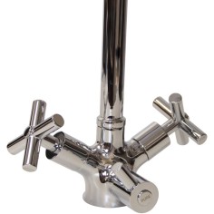 Robinet col de cygne 3 voies - chrome 2