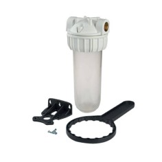 Carter porte filtre Bactériostatique 10'' 3P Senior entrée/sortie 3/4'' femelle 2