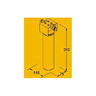 Cartouche de rechange CT 83 charbon (baionnette)