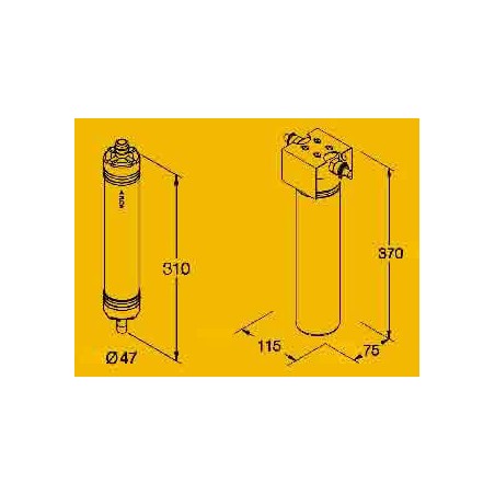 Membrane de rechange encapsulee pour ultrafiltration CT 91 (baionnette)
