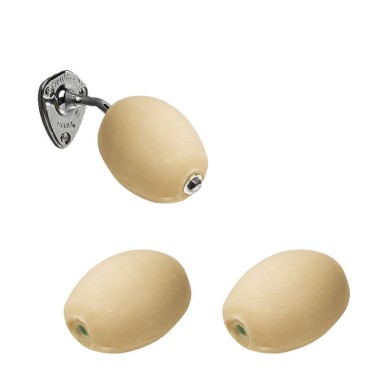 Lot porte savon + 3 savons rotatif écolier Provendi blancs lait d'amande