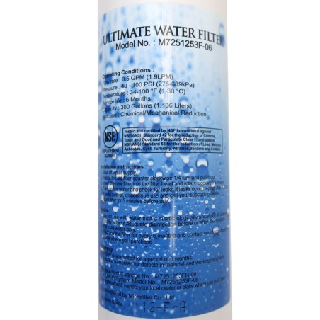 Filtre frigo LG Ultimate M7251242FR-06 d'origine