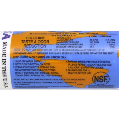 Filtre frigo Omnipure K2533 - compatible GXRTQR