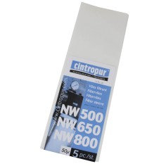 Manchettes filtrantes NW500 - NW650 - NW800 - 50µ pour Cintropur