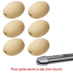 Savon lait d'amande rotatif Provendi - Recharge à Clip (lot de 6)