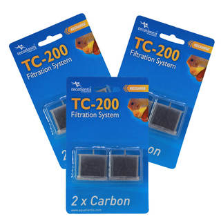Filtre aquarium TC-200 Carbon - Charbon actif granulés - Aquatlantis (lot de3)