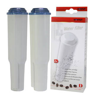 Filtre à eau Jura compatible Claris White / Claris Plus pour machines à café Impressa (lot de 2)
