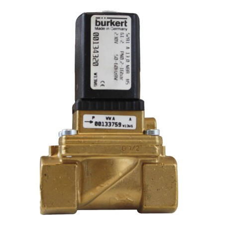 Electrovanne laiton 2/2 - 16 bars - Avec membrane assistée