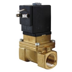 Electrovanne laiton 2/2 - 16 bars - Avec membrane assistée