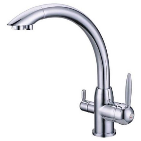 Robinet 3 voies - modèle Everglades - Chrome brillant