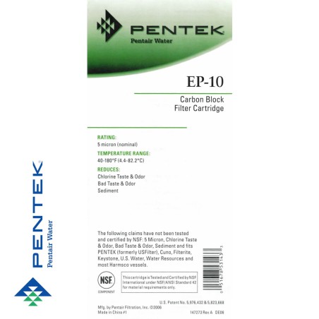 Cartouche charbon actif 9''3/4 5µm