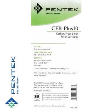 Cartouche double action sédiment/charbon 9''3/4 - 5µm