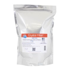 Recharge de charbon activé pour hotte de filtration - 1.5 Kg - Crystal Filter CRF7018