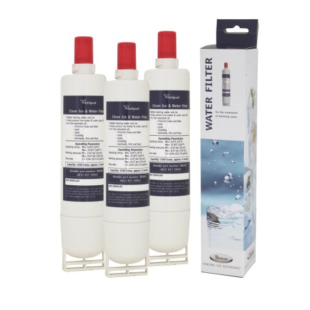 Filtre Whirlpool SBS002 - Filtre frigo d'origine Whirlpool SBS002 (lot de 3)