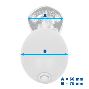 Savon beige exfoliant rotatif Provendi Recharge à Vis (lot de 2)