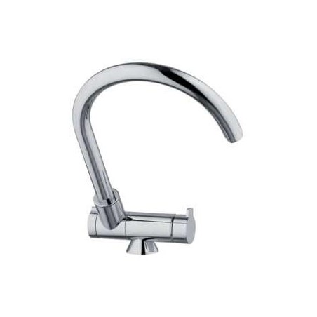 Robinet 3 voies avec canne rabattable - Firenze - Chromé