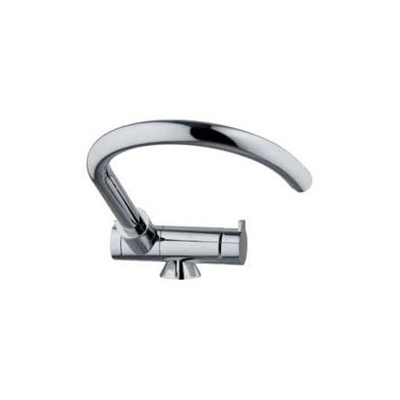 Robinet 3 voies avec canne rabattable - Firenze - Chromé