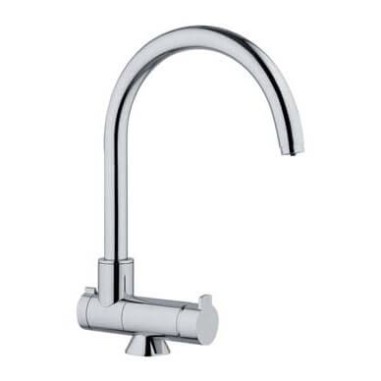 Robinet 3 voies avec canne rabattable - Firenze - Nickel brossé