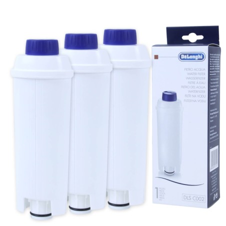 Cartouche filtrante Delonghi DLS C002 d'origine - Remplace SER3017 (lot de 3)