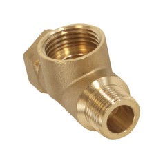 Té de piquage en Laiton - Male 3/8" - Femelle 1/2" - Femelle 3/8" 2