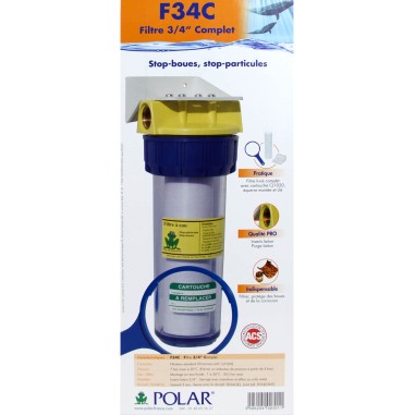 Filtre F34C Polar - Standard Anti-boue et particules avec clé