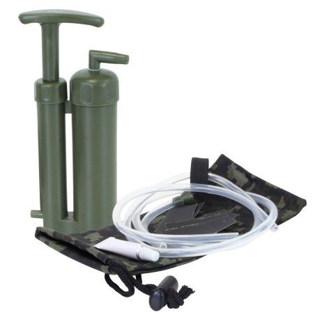 Kit filtration d'eau randonnée - Soldier Water Filter - Filtre à eau innovant de poche