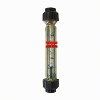 Débitmètre 15-160 l/h à ludion - flotteur inox - Raccords PVC 20 mm à coller