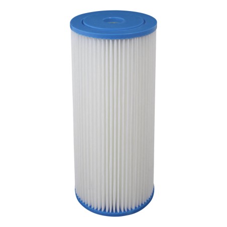 Cartouche sédiment plissée 9’’3/4 Big Blue - filtre 10 µm – Crystal Filter PF-10-934BB-PO