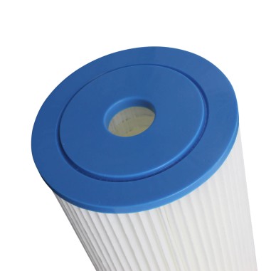 Cartouche sédiment plissée 9’’3/4 Big Blue - filtre 20 µm – Crystal Filter PF-20-934BB-PO