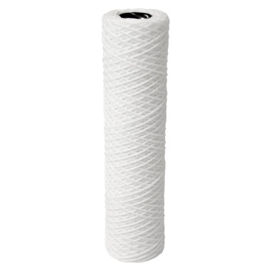 Cartouche sédiment bobinée eau chaude - 10µm PP - Ame en inox AISI 316 (lot de 4)